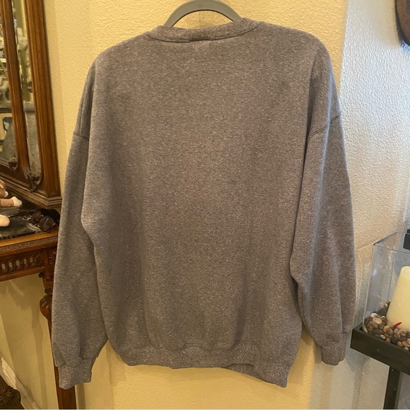 Vintage LEE Gray 74th Academy Awards Embroidery Crewneck Sweatshirt Size XL - Picture 5 of 8